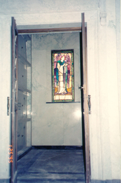 Sam McLaughlin crypt door Union Cemetery Oshawa