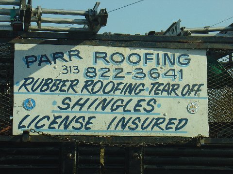 Parr Roofing, Detroit, Michigan, USA